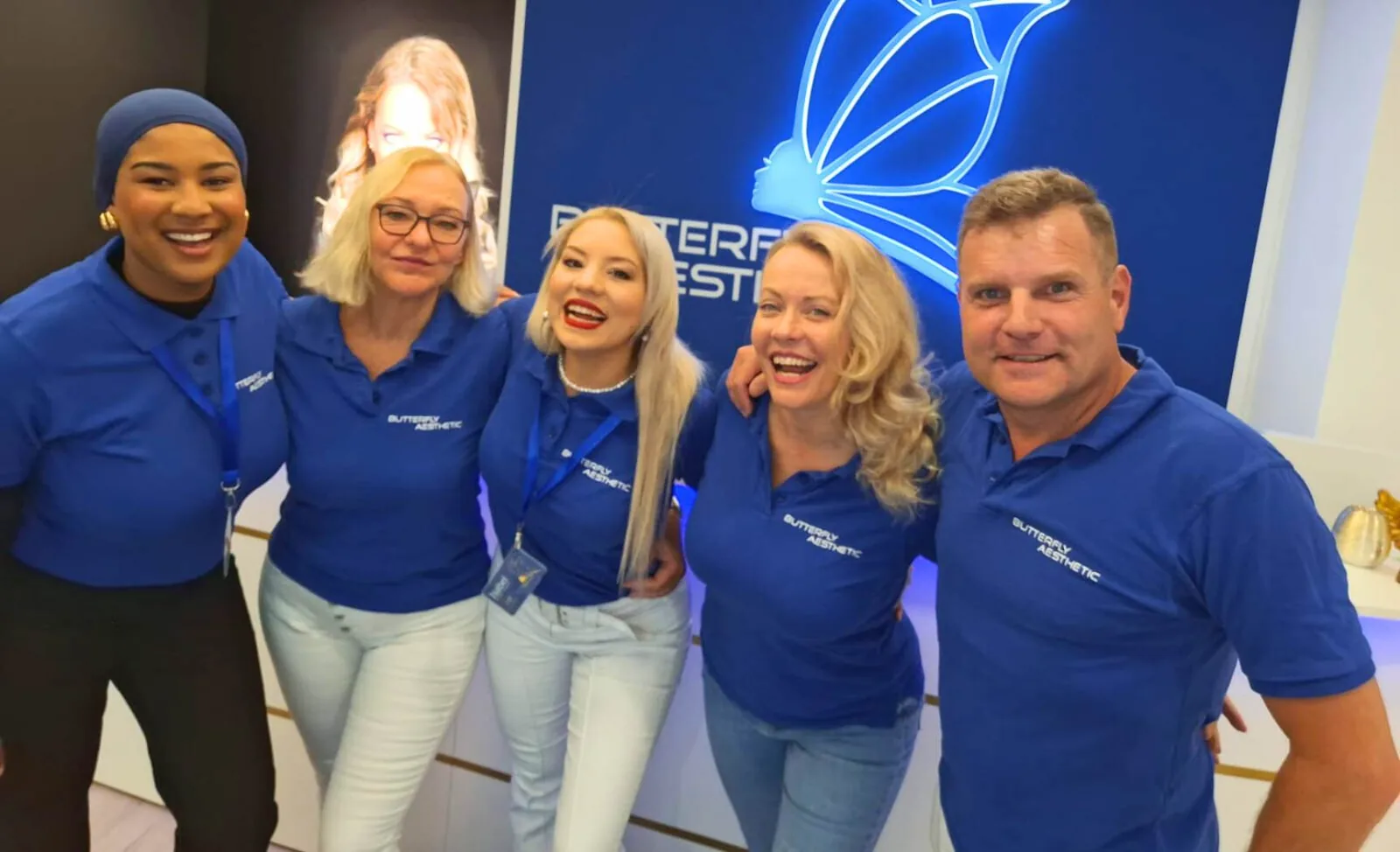 Team von Butterfly Aesthetic im Studio Dresden